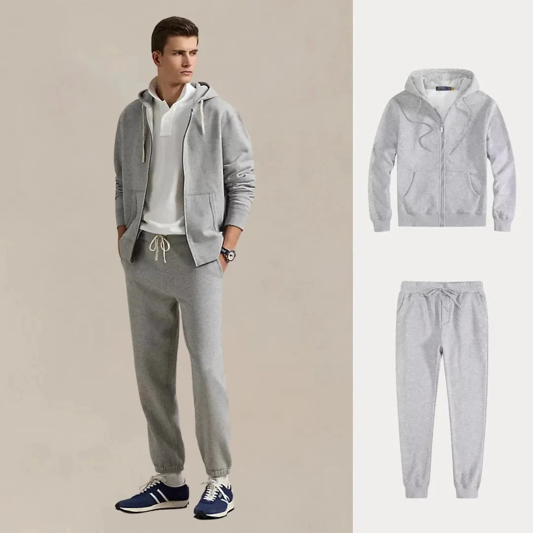 1 KAUFEN, 2 ERHALTEN – PREMIUM-FLEECE-SET URBAN COMFORT Zafine GRAU S 