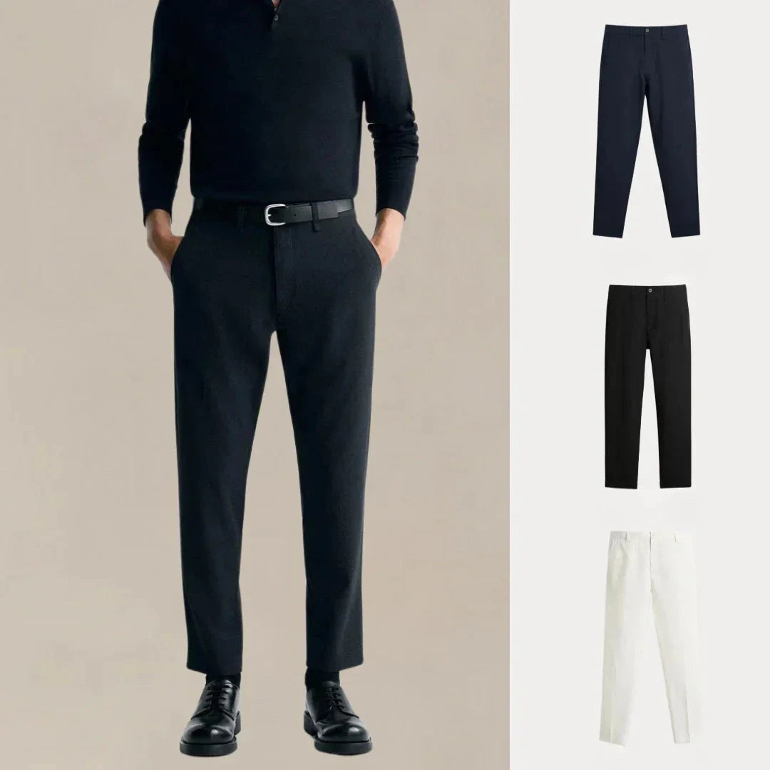 Kaufen Sie 1, erhalten Sie 3 – Chino-Set mit täglichem Rotationsschnitt Zafine MARINEBLAU • SCHWARZ • WEISS S 