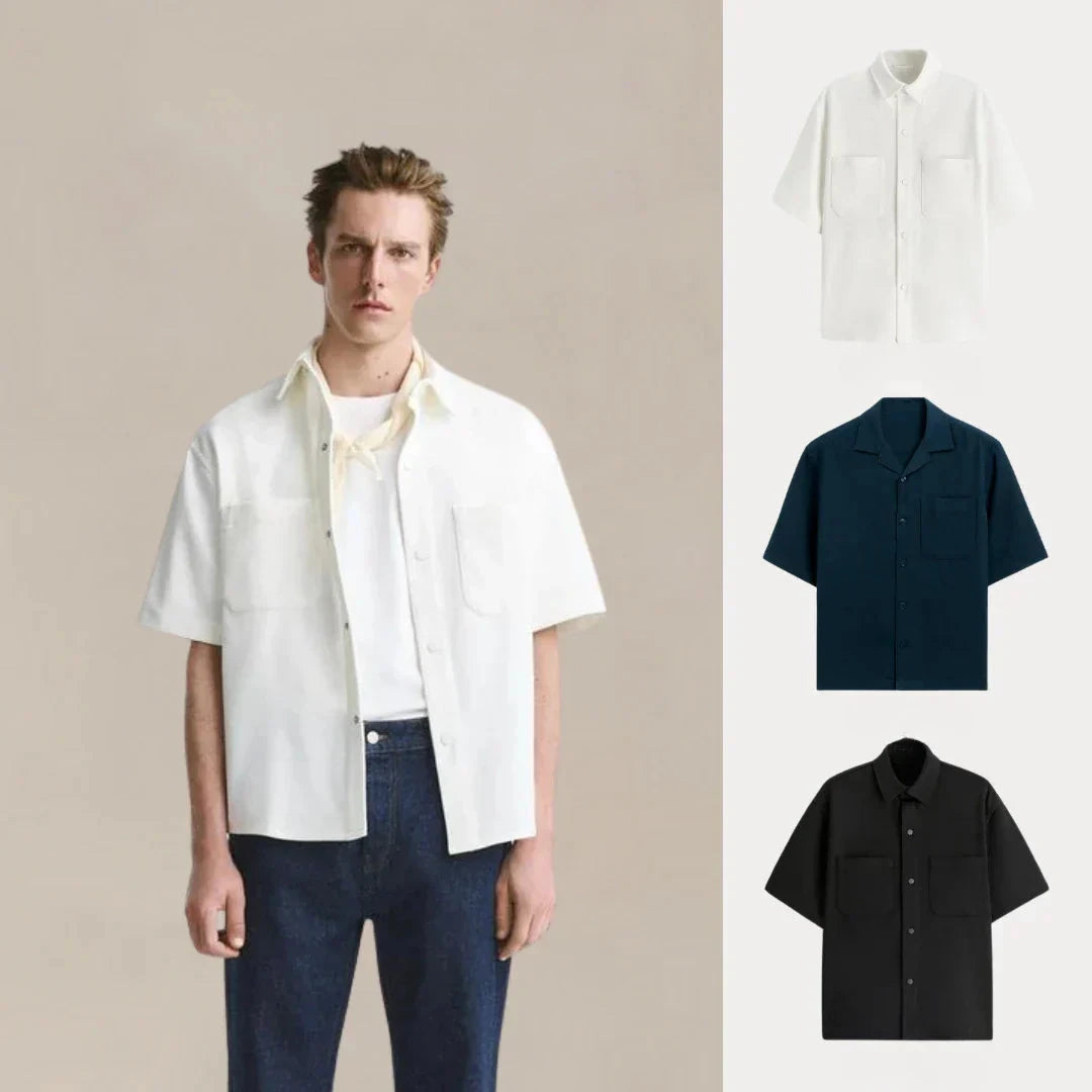 Kaufen Sie 1, erhalten Sie 3 – Core Comfort Unisex-T-Shirt-Set Zafine WEISS • MARINEBLAU • SCHWARZ S 