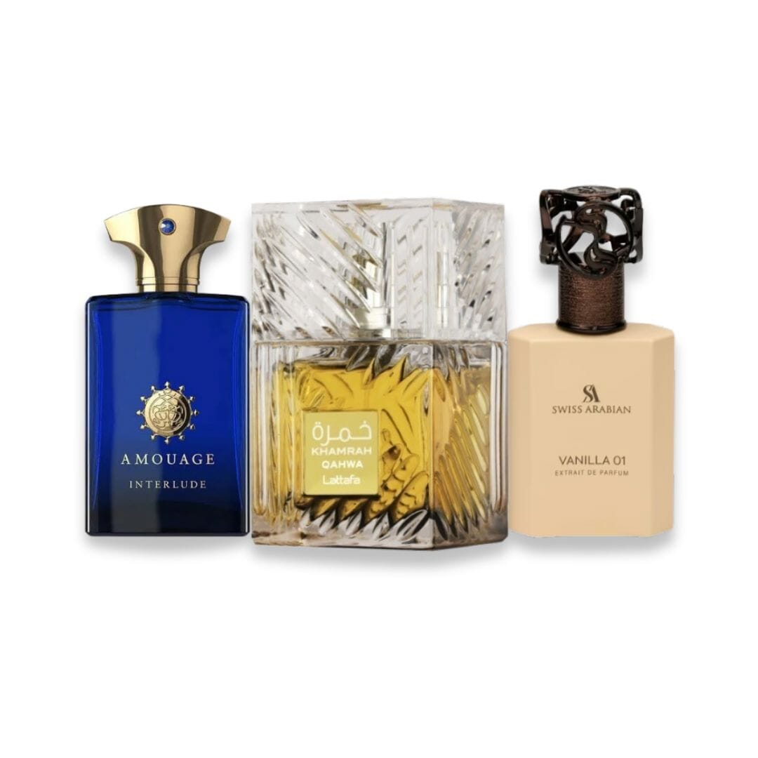 SET Élégance Moderne Arabian – 3x 100 ml / EDP Luxvian 